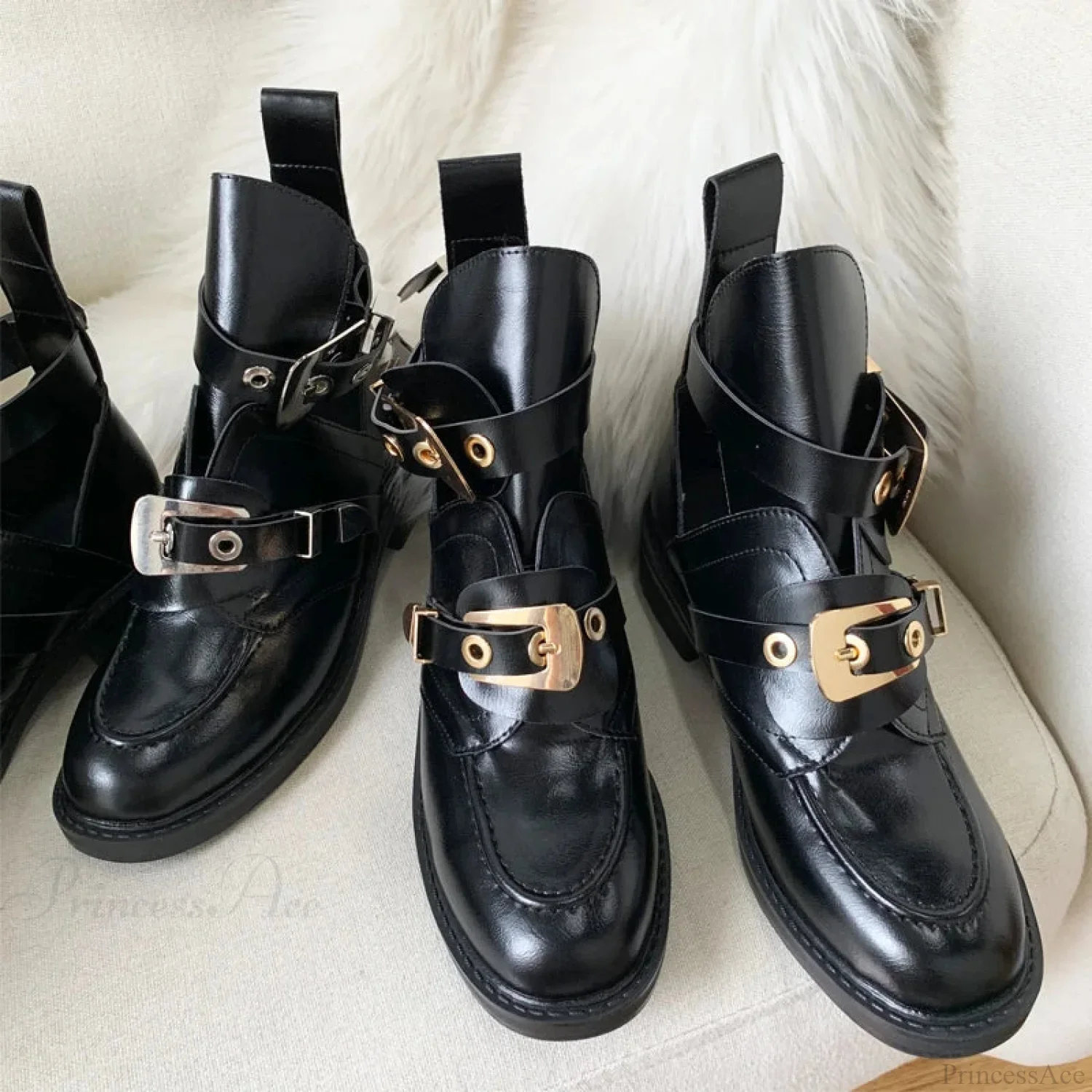 Platform British Style Retro Chelsea Gothic Boot - Image 5