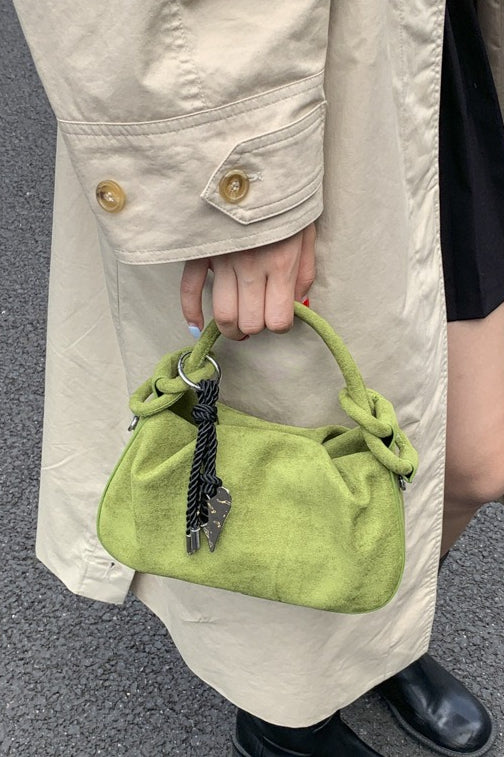 Pleated Cloud Charm Vintage Elegant Crossbody Bag - Image 2