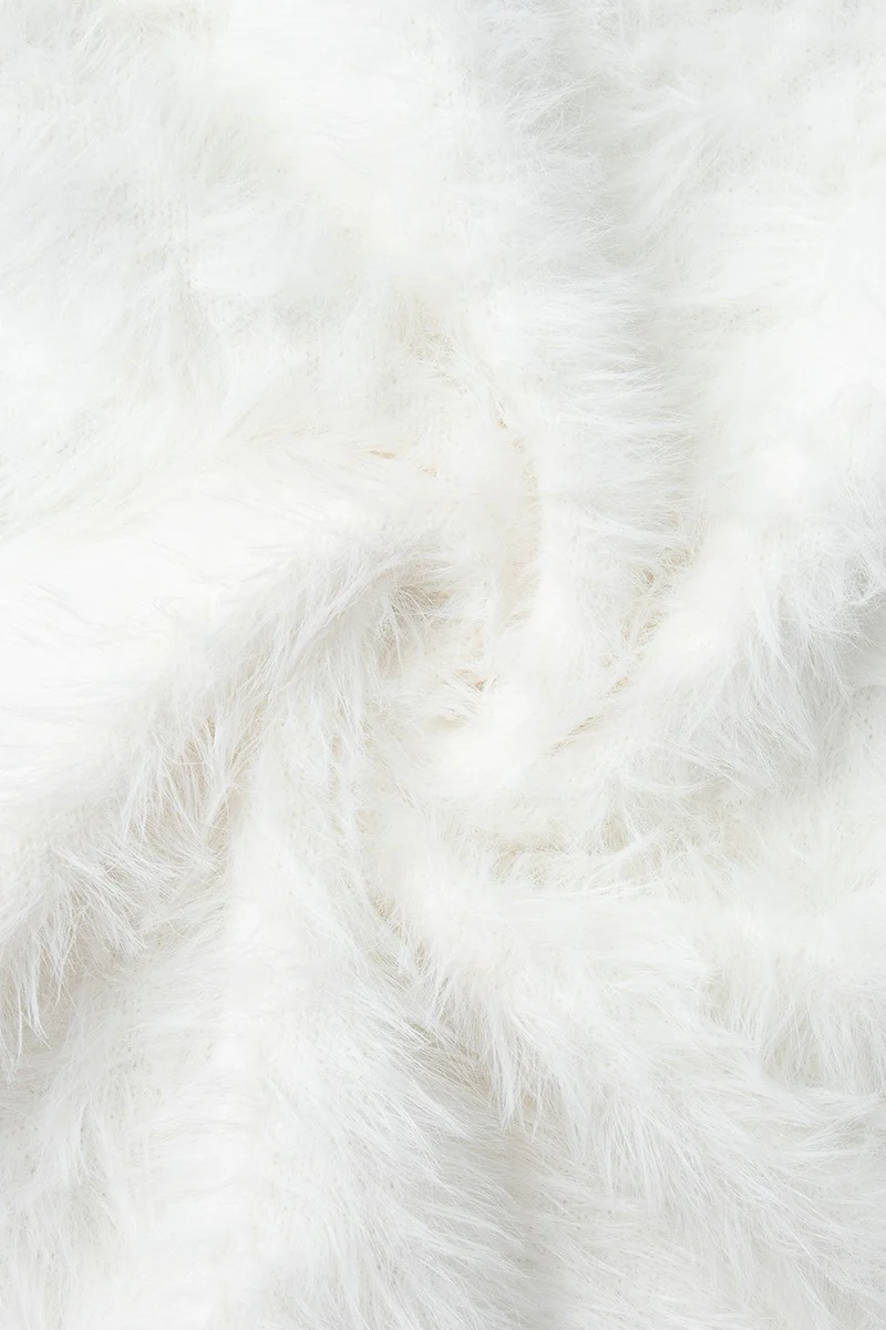 Plush Knit Long Skirt - Image 5