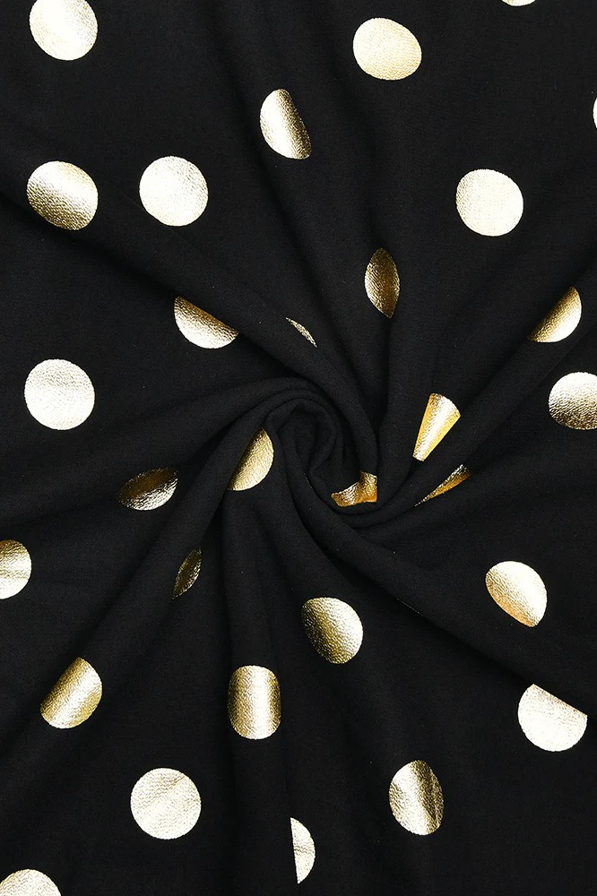 Polka Dot Halter Backless Bodycon Maxi Dress - Image 4