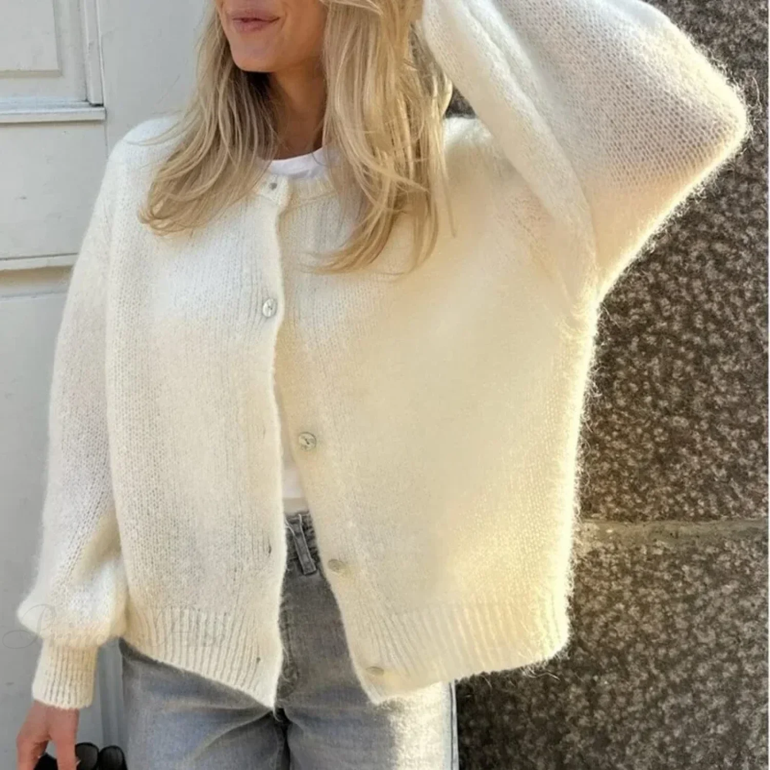 Y2K Knit Casual Cardigan Jacket - Image 4