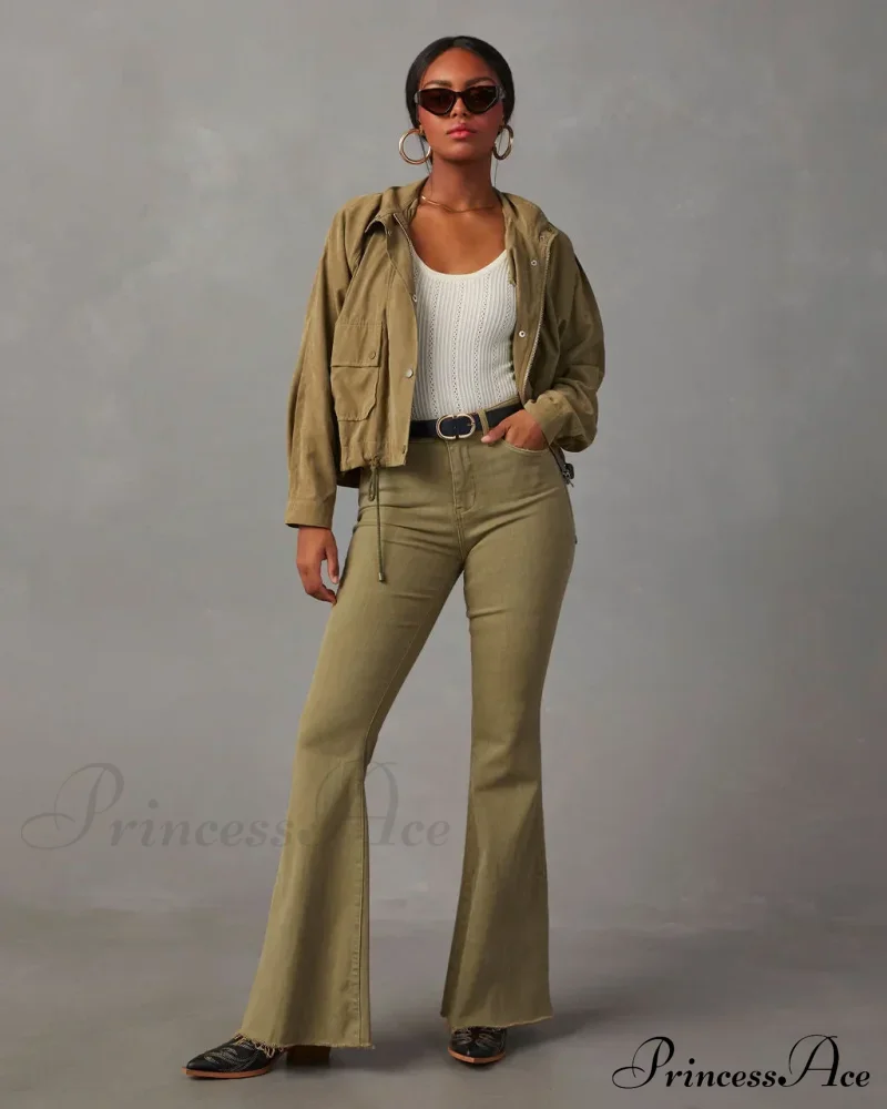 Fashion Flare Women Streetwear 90s Vintage Wide Leg Denim Pantalones Mujer Pantalon Femme Camel Clothes Jean