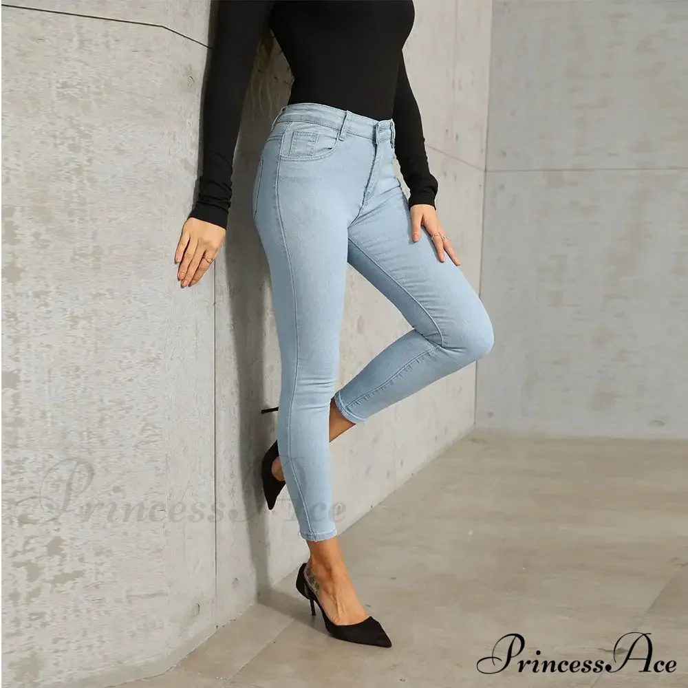 Stretch Skinny Women's High Waisted Sexy Streetwears Pencil Fashion Elastici Denim Slim Casual Jean - Image 3