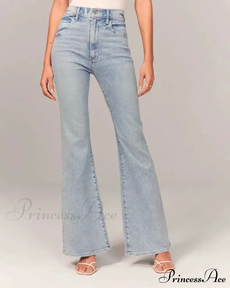 Stretch High Waist Slimming Skinny Flare Women's Casual Fashion Slim fit Small Summer New Jean - Image 7