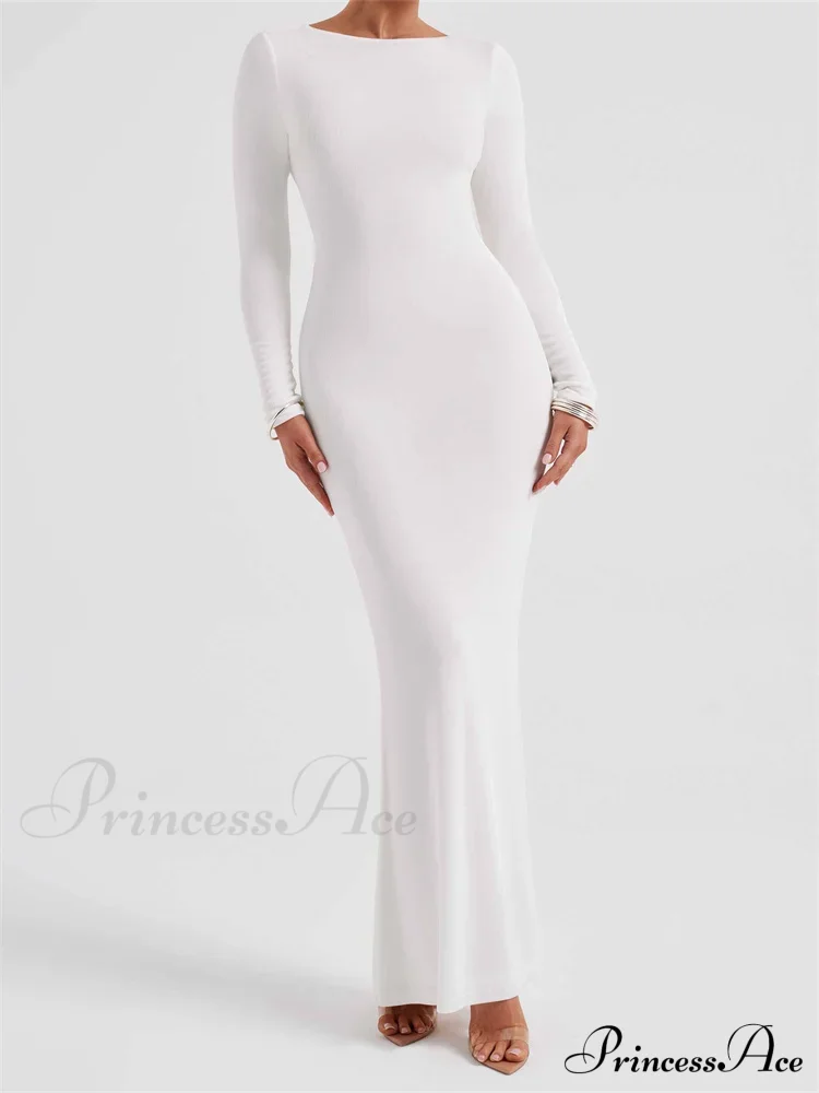 Elegant Women Party Backless Criss-cross Tie-up Bodycon Formal Club Sleeve Solid Female Vestido - Image 5