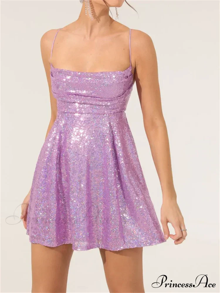 Summer Sling Sleeveless Backless Criss Cross Tie Mini Dress - Image 8