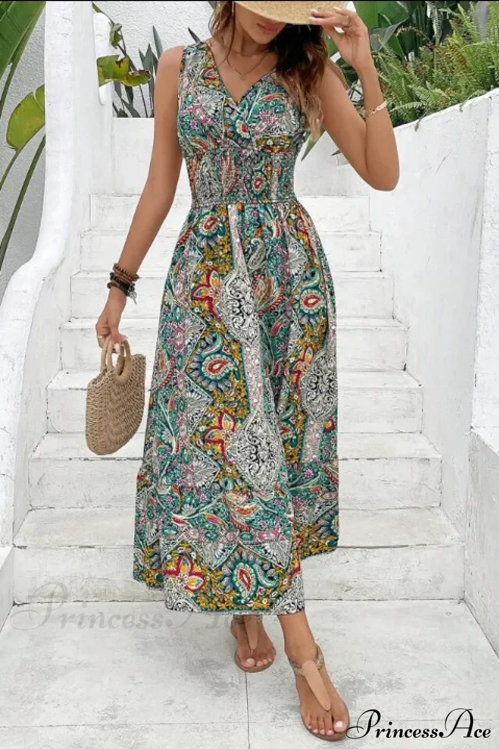 Casual Holiday Female Fashion Summer Boho Dress - Image 10