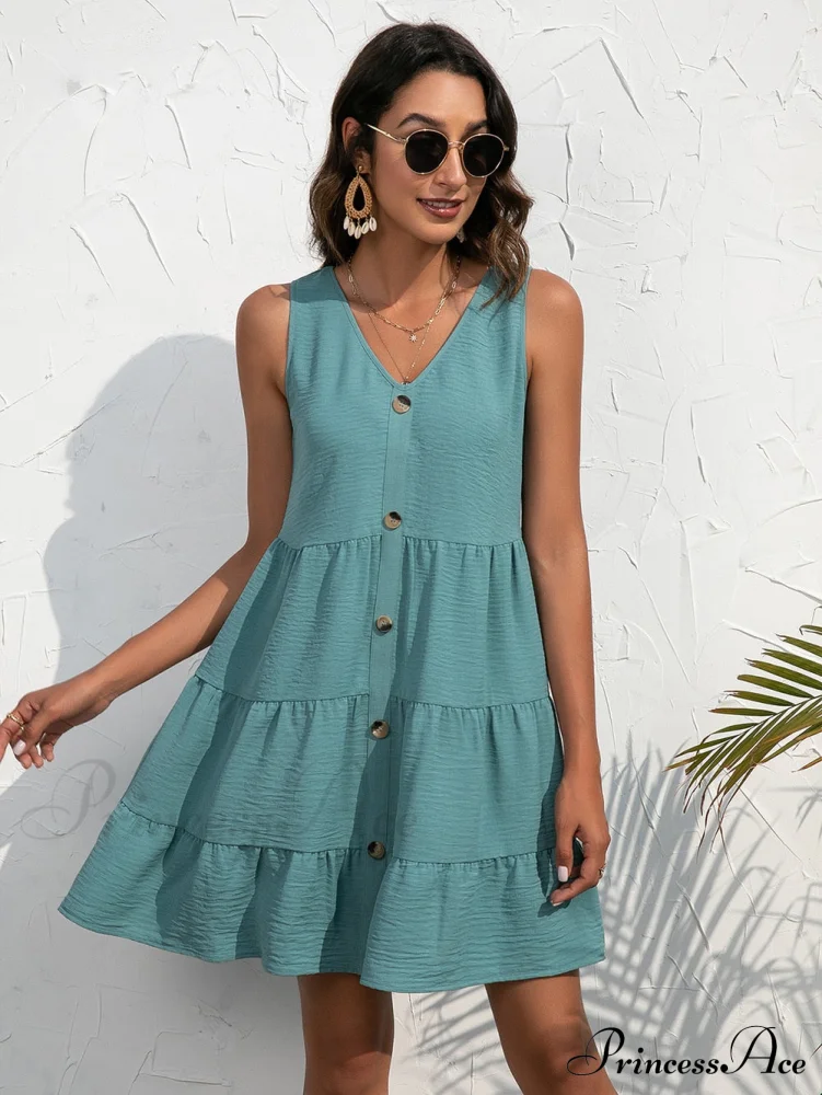 V-Neck Boho Beach Sexy Dresses - Image 12