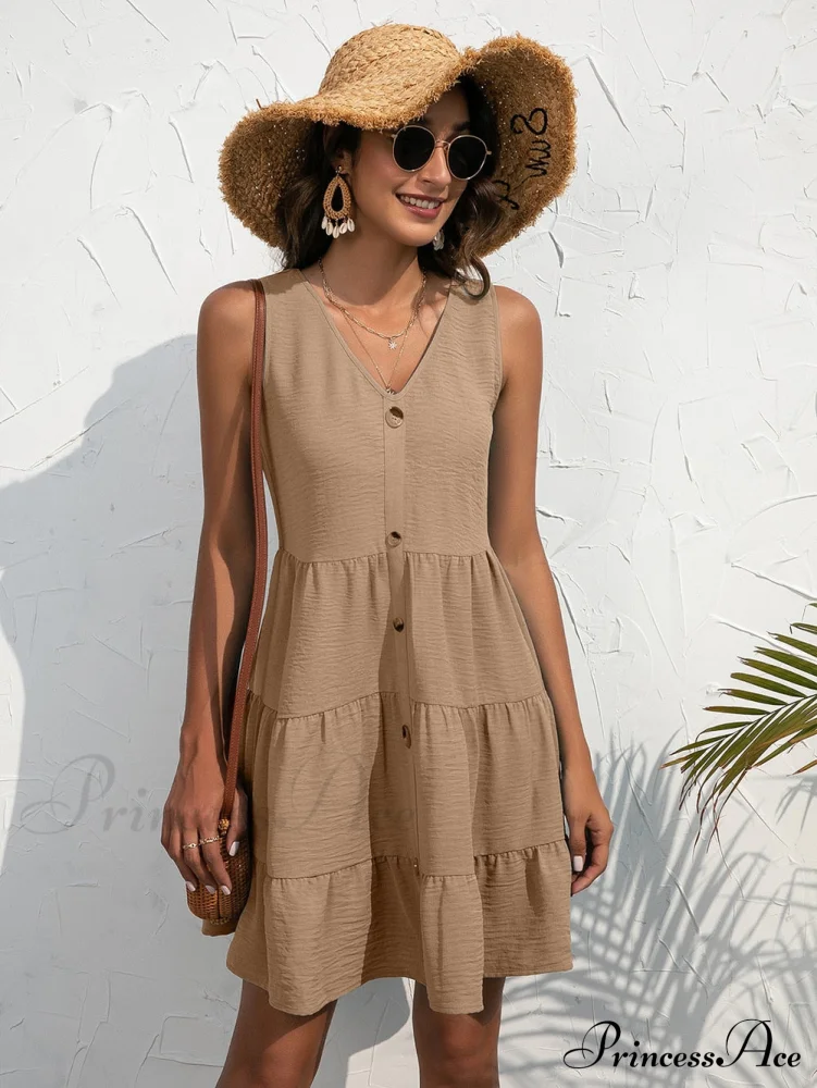 V-Neck Boho Beach Sexy Dresses - Image 15