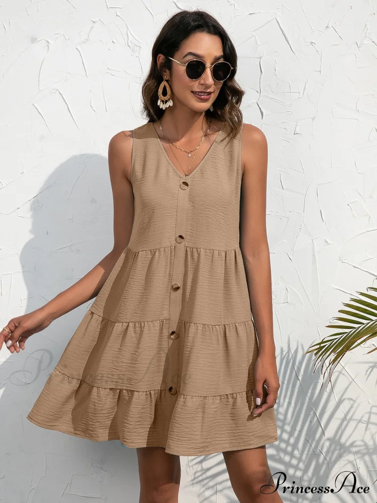 V-Neck Boho Beach Sexy Dresses - Image 16