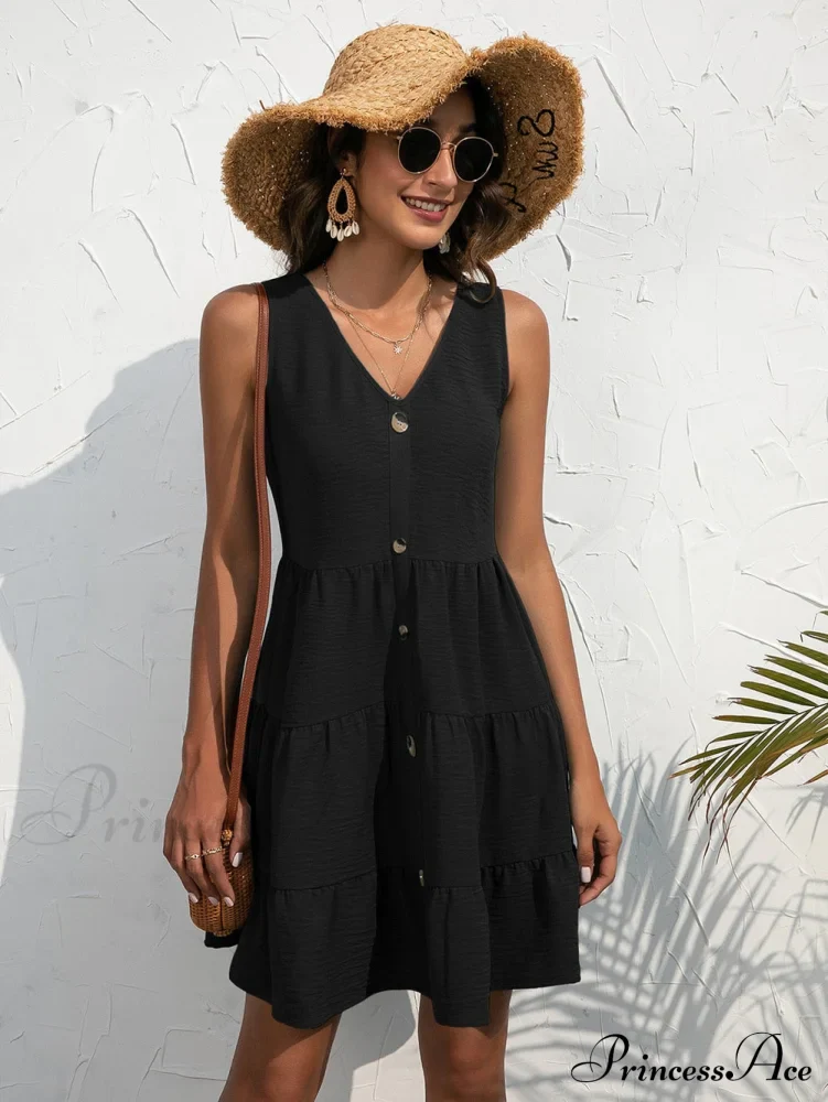 V-Neck Boho Beach Sexy Dresses - Image 19