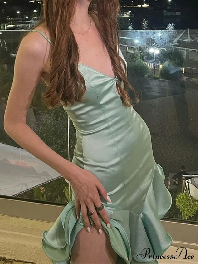 Sleeveless Hollow Out Split Bodycon Dresses - Image 3