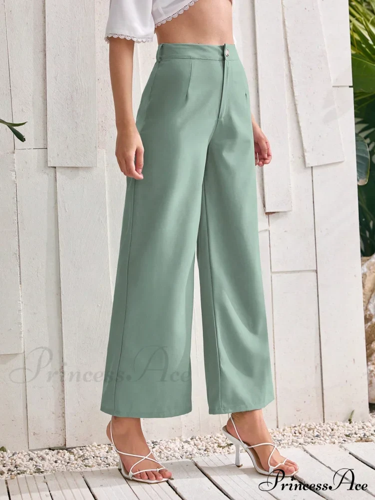 High Waist Wide Leg Trousers - Image 3