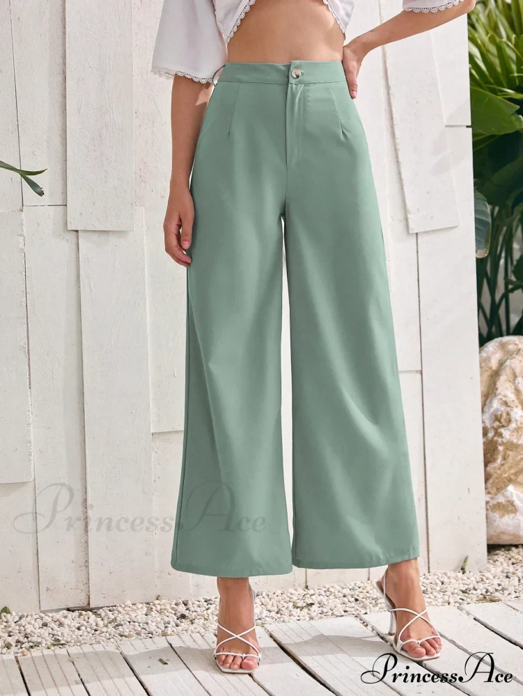 High Waist Wide Leg Trousers - Image 5