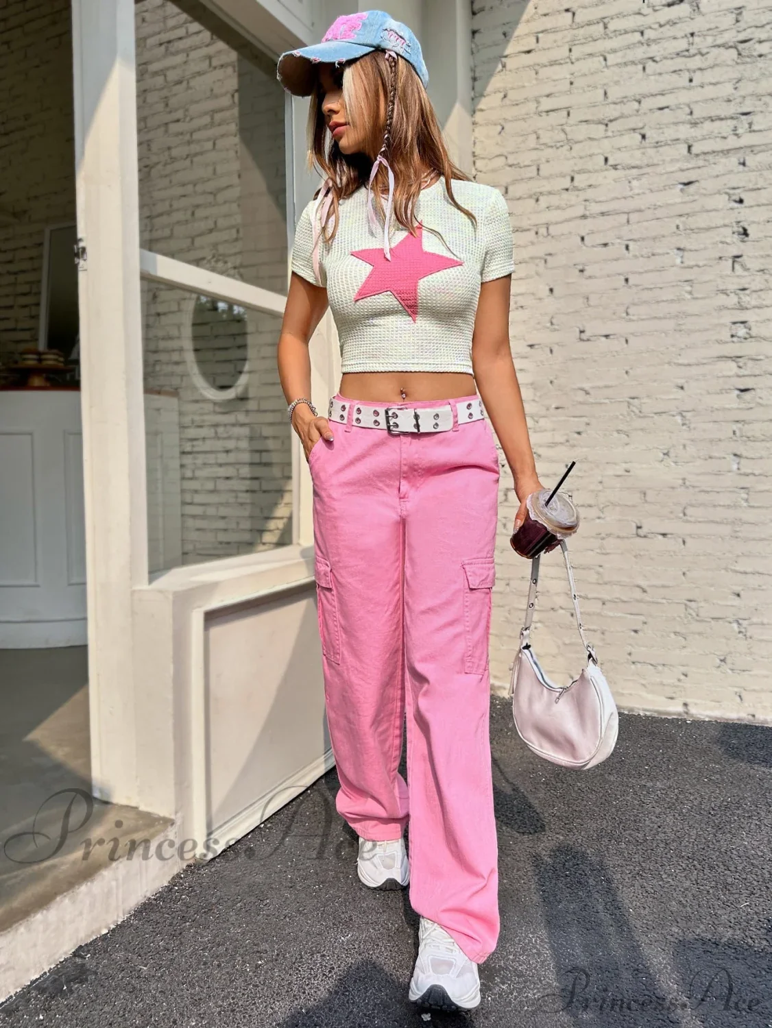 Star Patched Crop Tee - Image 6