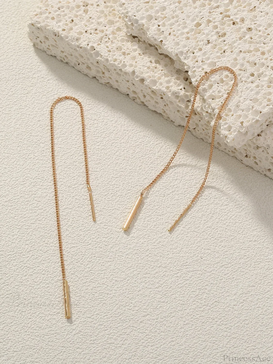 Minimalist Threader Earrings - Image 2