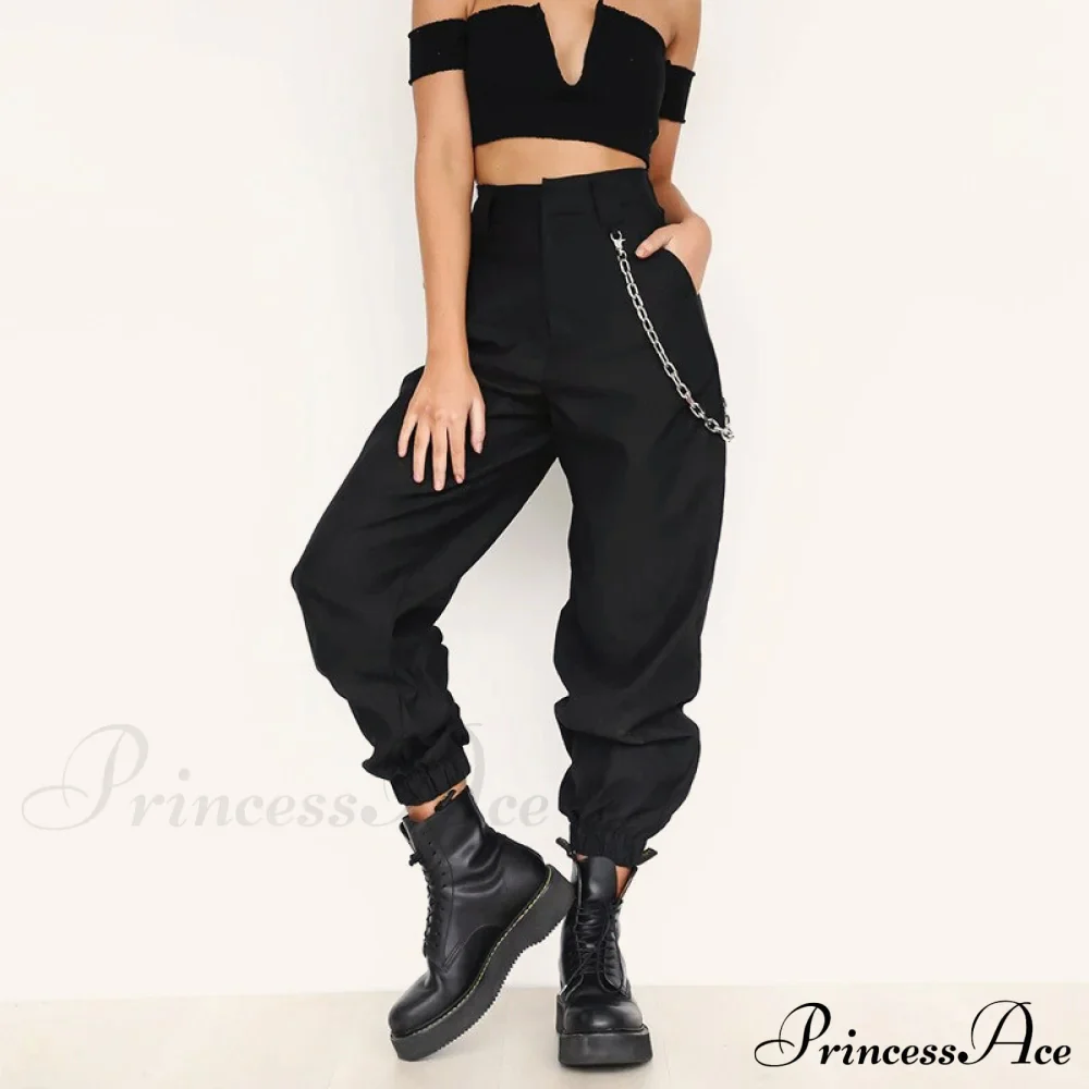 Chain Loose Streetwear Pants - Image 4