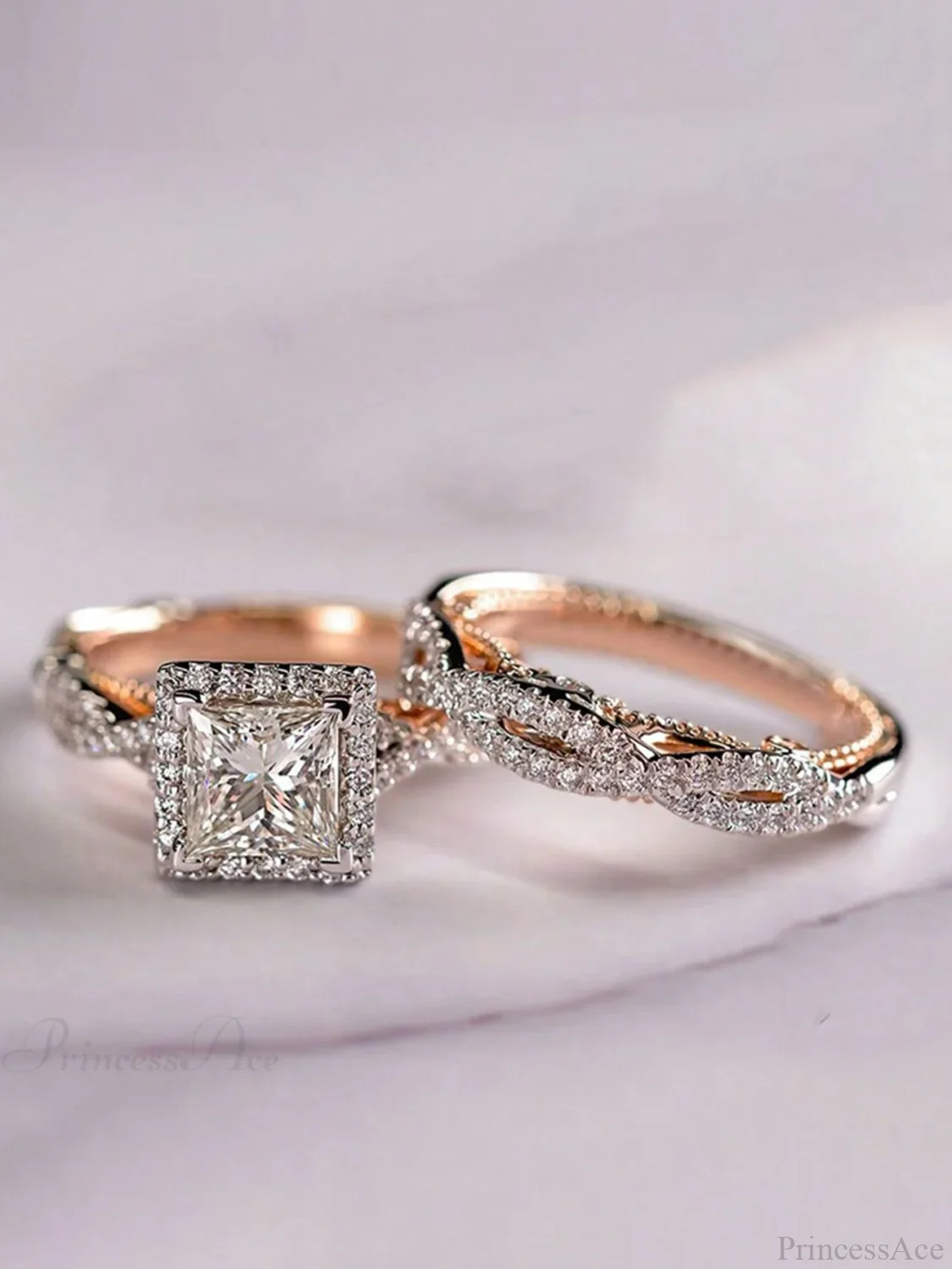 3pcs/set Cubic Zirconia Decor Ring - Image 7