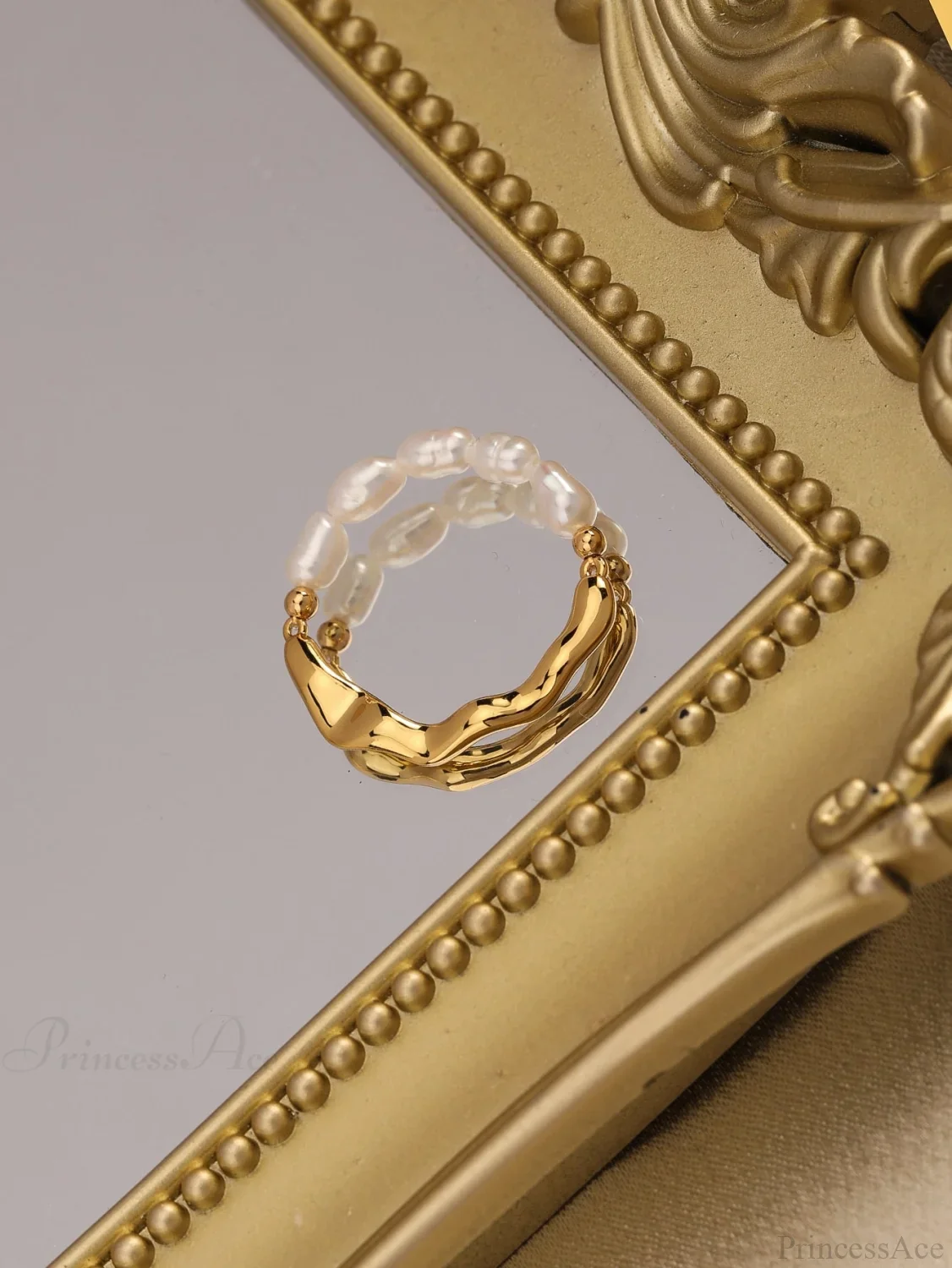 Cultured Pearl Decor Ring - Image 3