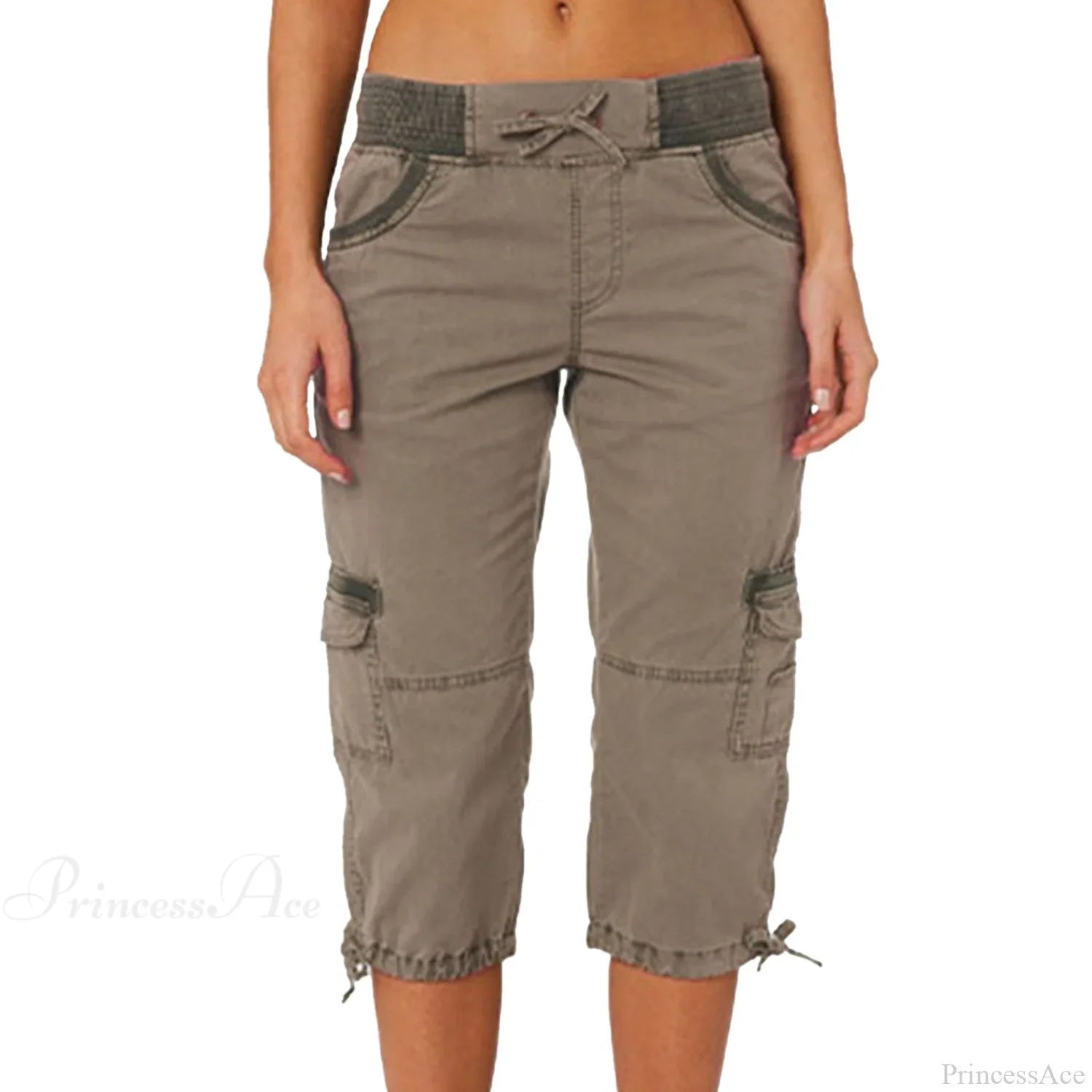 Overalls Thin Loose Cargo Shorts Pantalones - Image 3