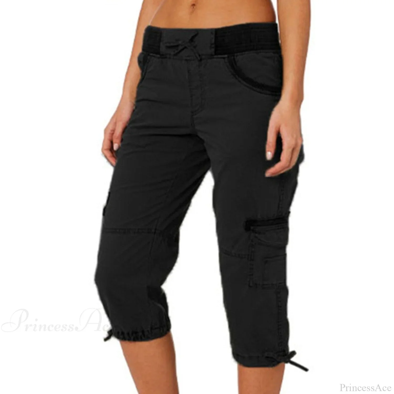 Overalls Thin Loose Cargo Shorts Pantalones - Image 7