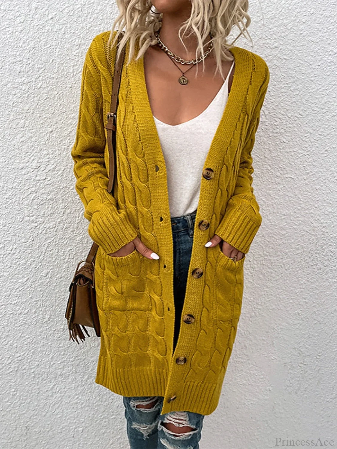 Winter Vintage Casual Loose Cardigan - Image 12