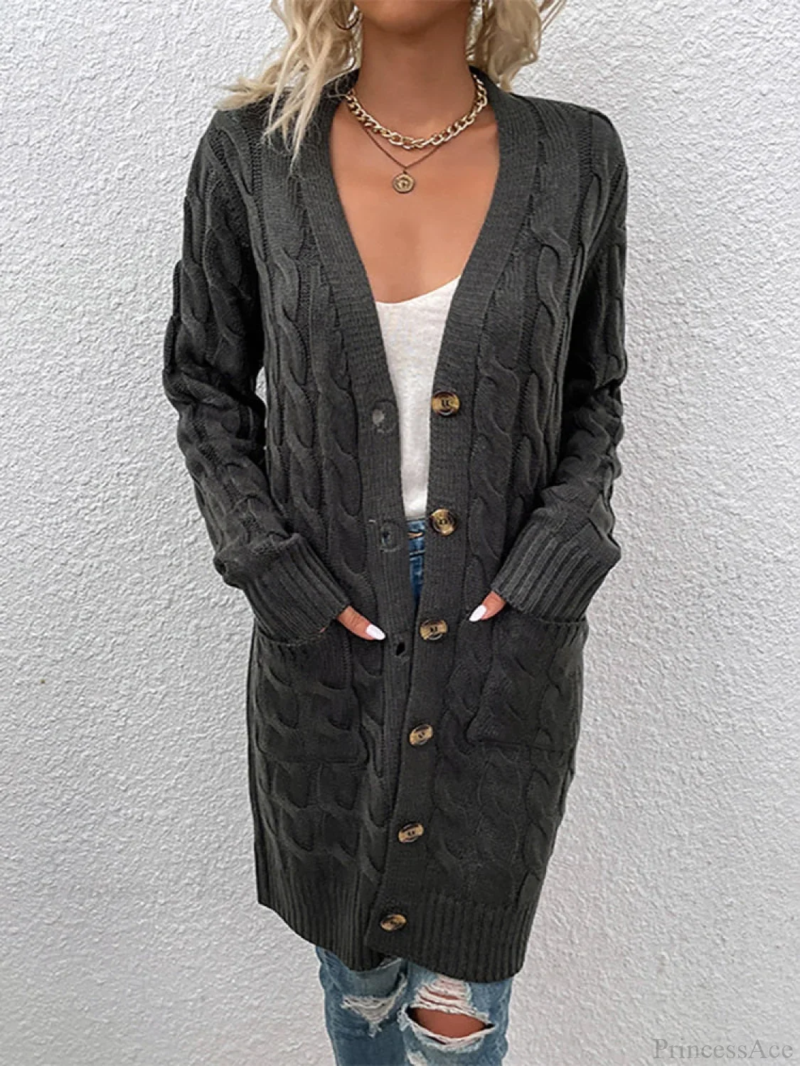 Winter Vintage Casual Loose Cardigan - Image 13