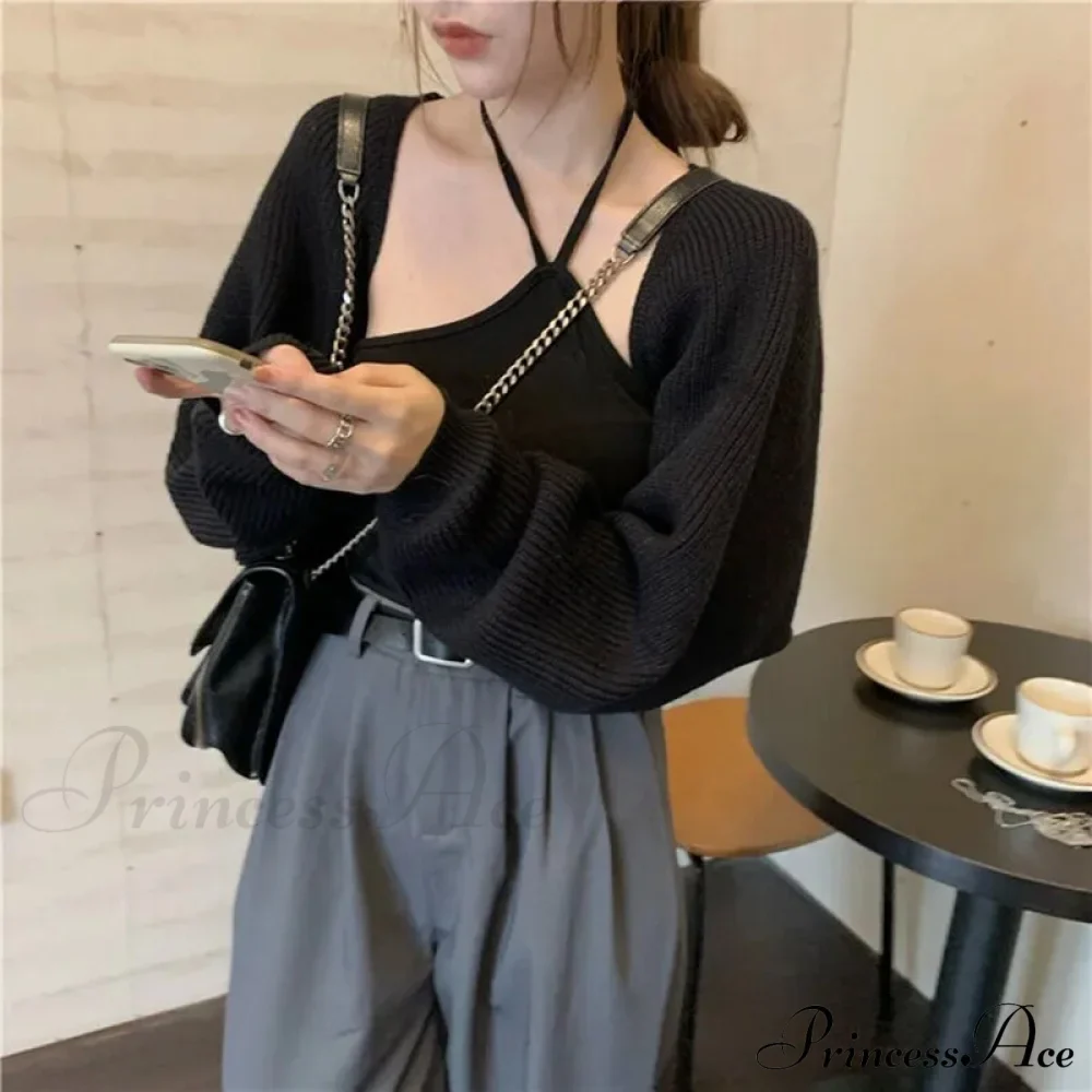 Female Solid Casual Chic Short Knitted Cardigans - Image 12