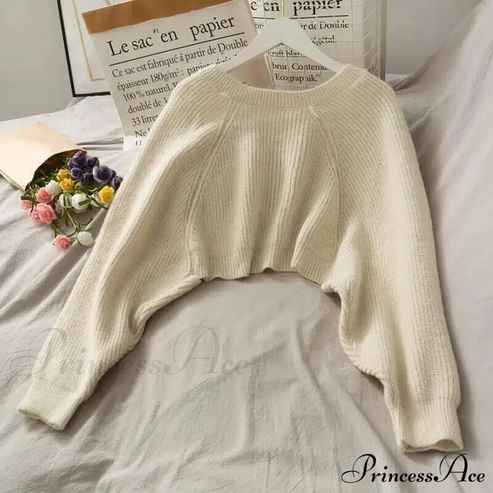 Female Solid Casual Chic Short Knitted Cardigans - Image 17