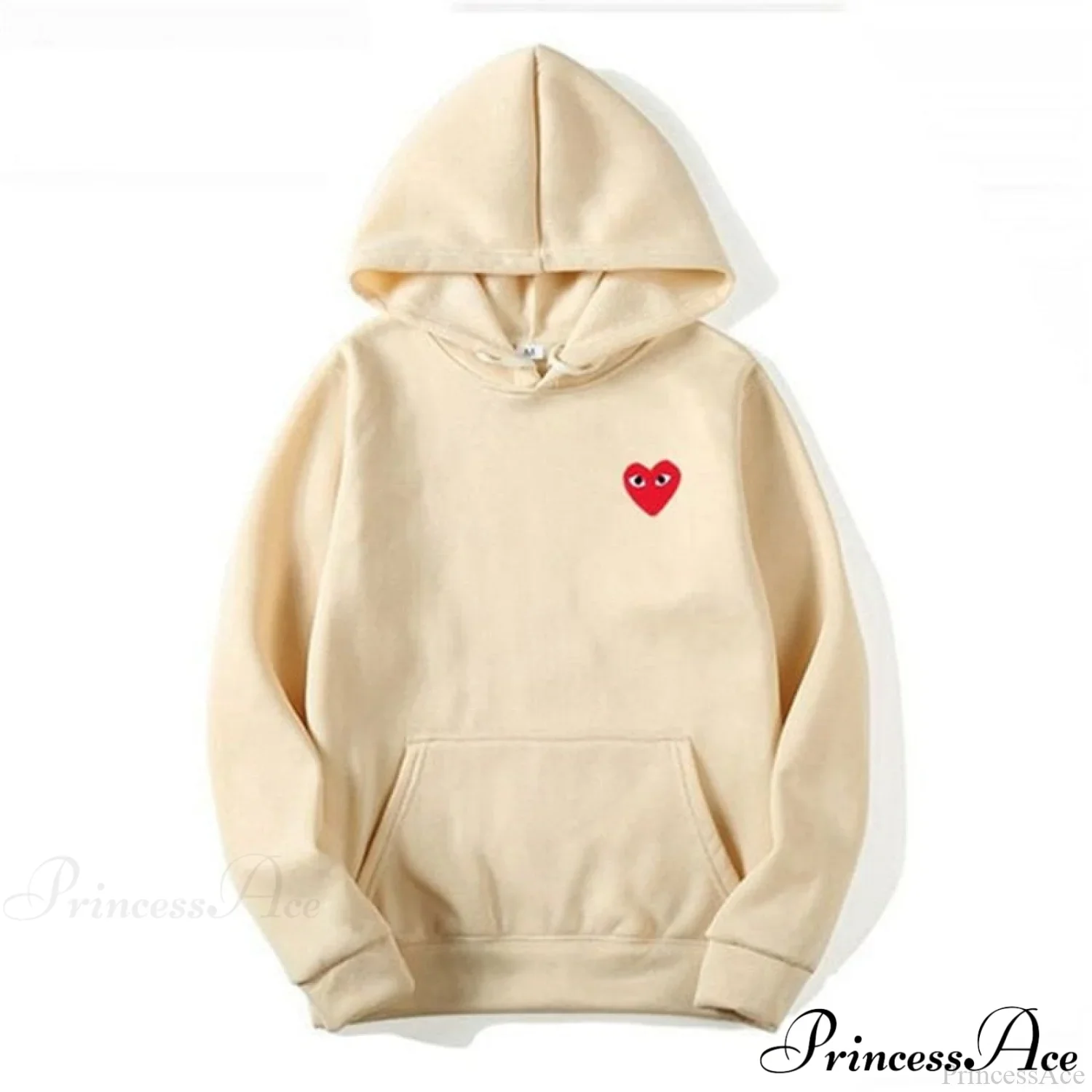 Cotton Heart-Eye Printed Fall/Winter Casual Hoodies - Image 12