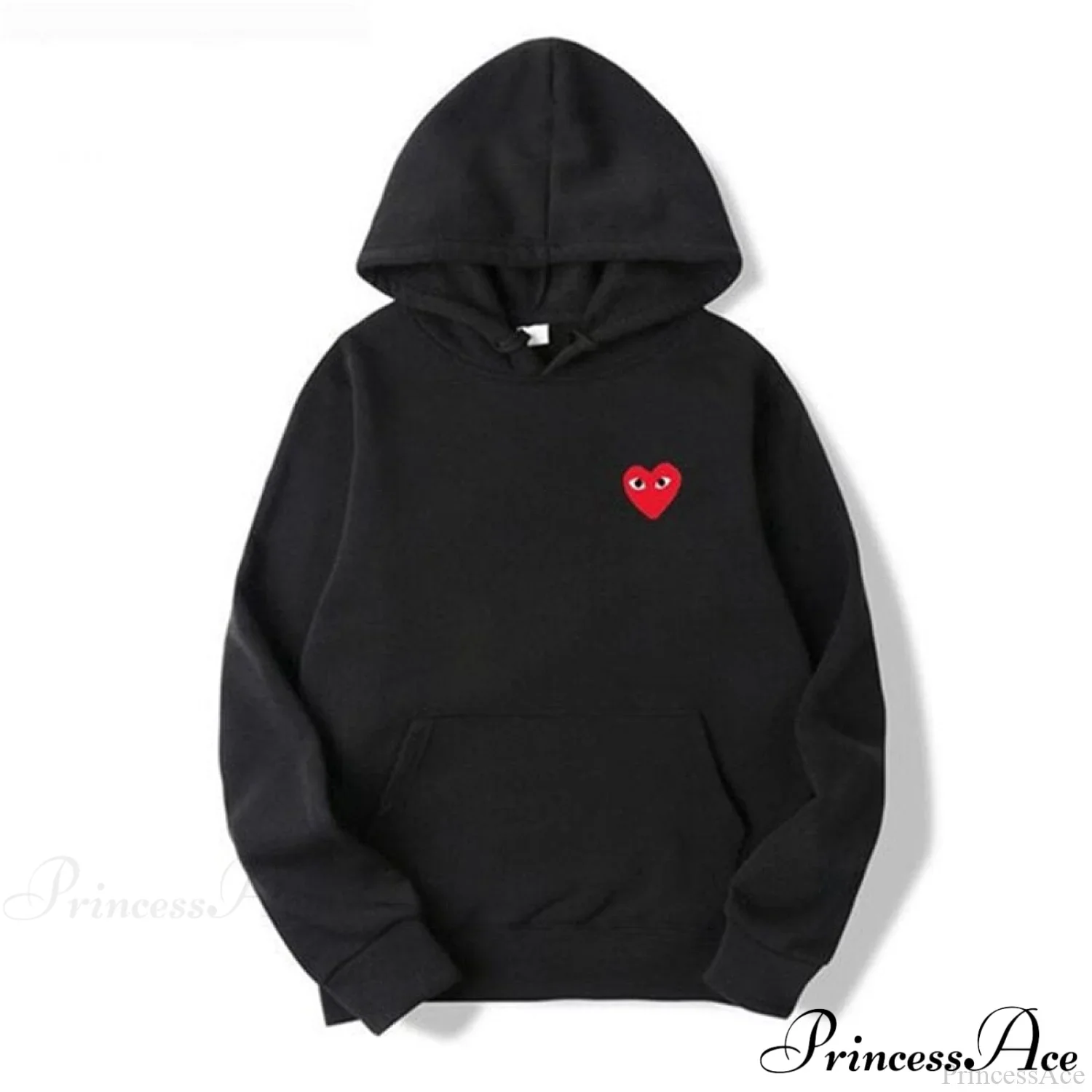 Cotton Heart-Eye Printed Fall/Winter Casual Hoodies - Image 15