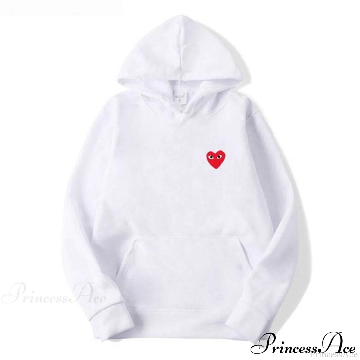 Cotton Heart-Eye Printed Fall/Winter Casual Hoodies - Image 8
