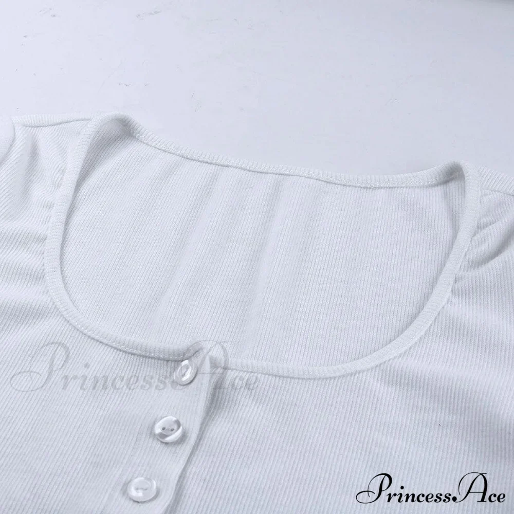 Corset Skinny Knitted Tee - Image 4