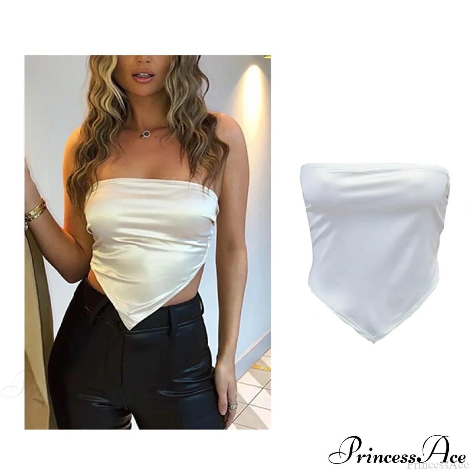 Backless Sleeveless Spaghetti Strap Halter Camis - Image 16