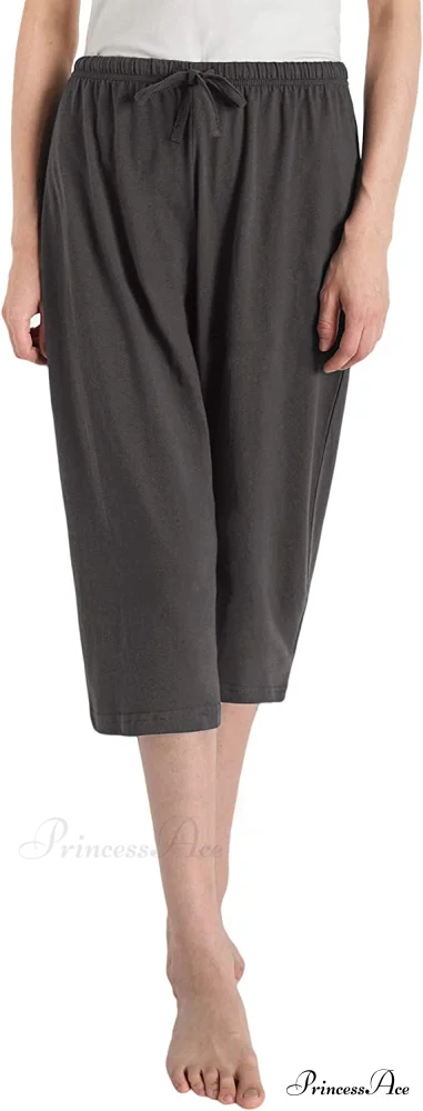 Women's Cotton Capri Pants Sleep Capris - Image 11
