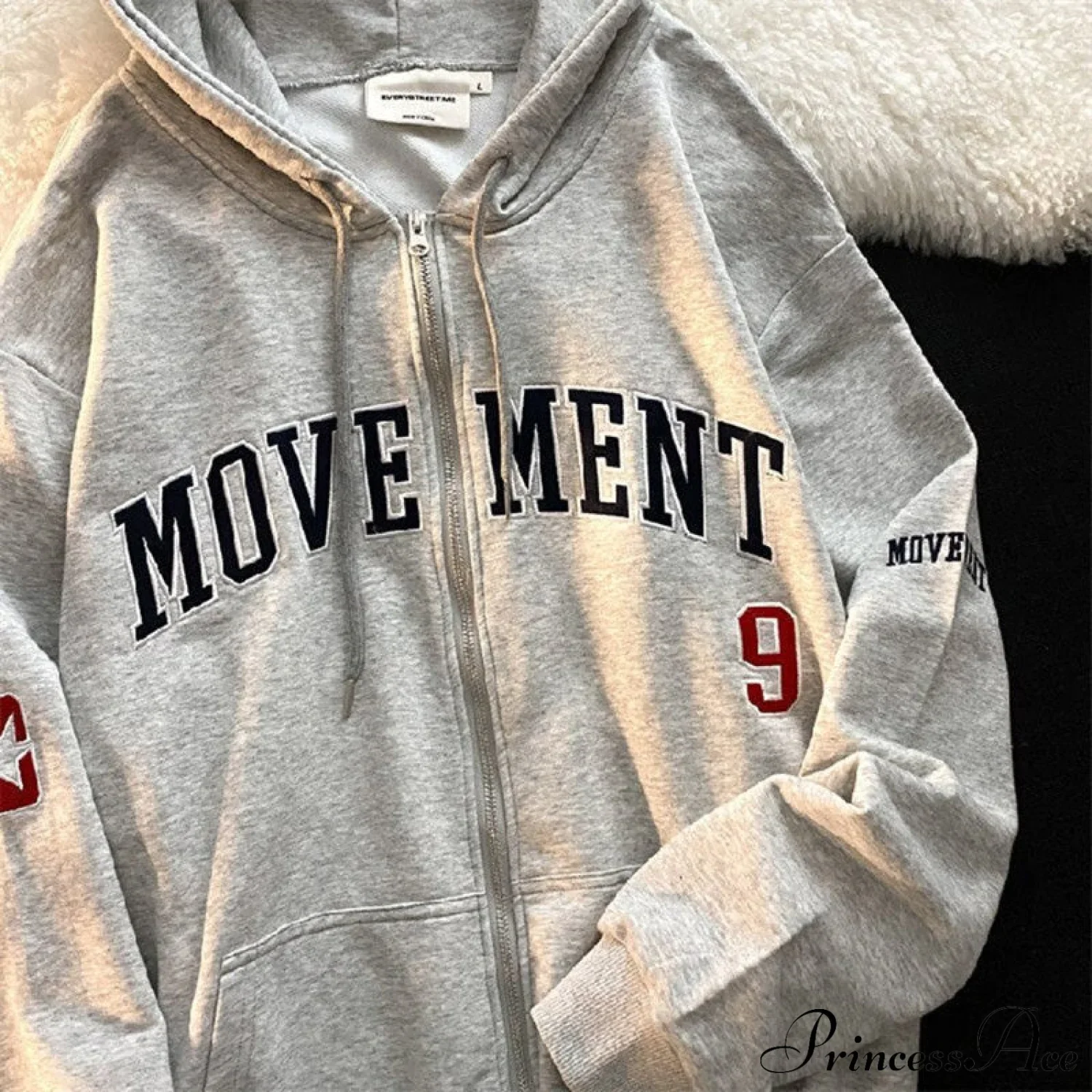Korean Version Oversized Solid Color Hoodies - Image 10