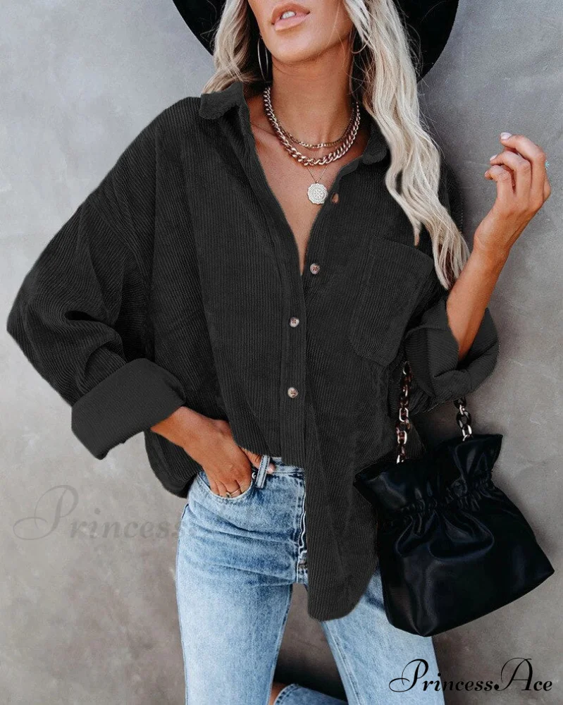 Corduroy Tunic Ladies Coats - Image 7