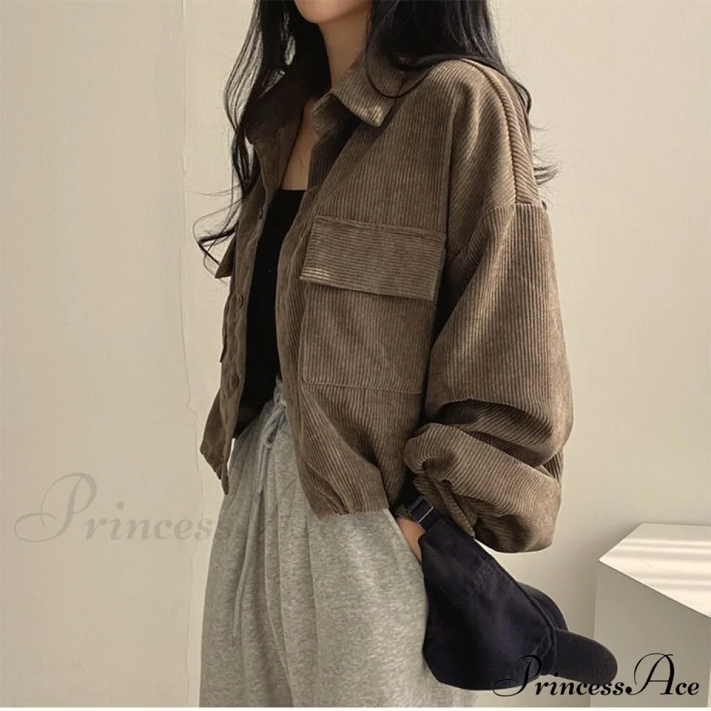 Fashion Casual Comfy Corduroy Jacket - Image 6