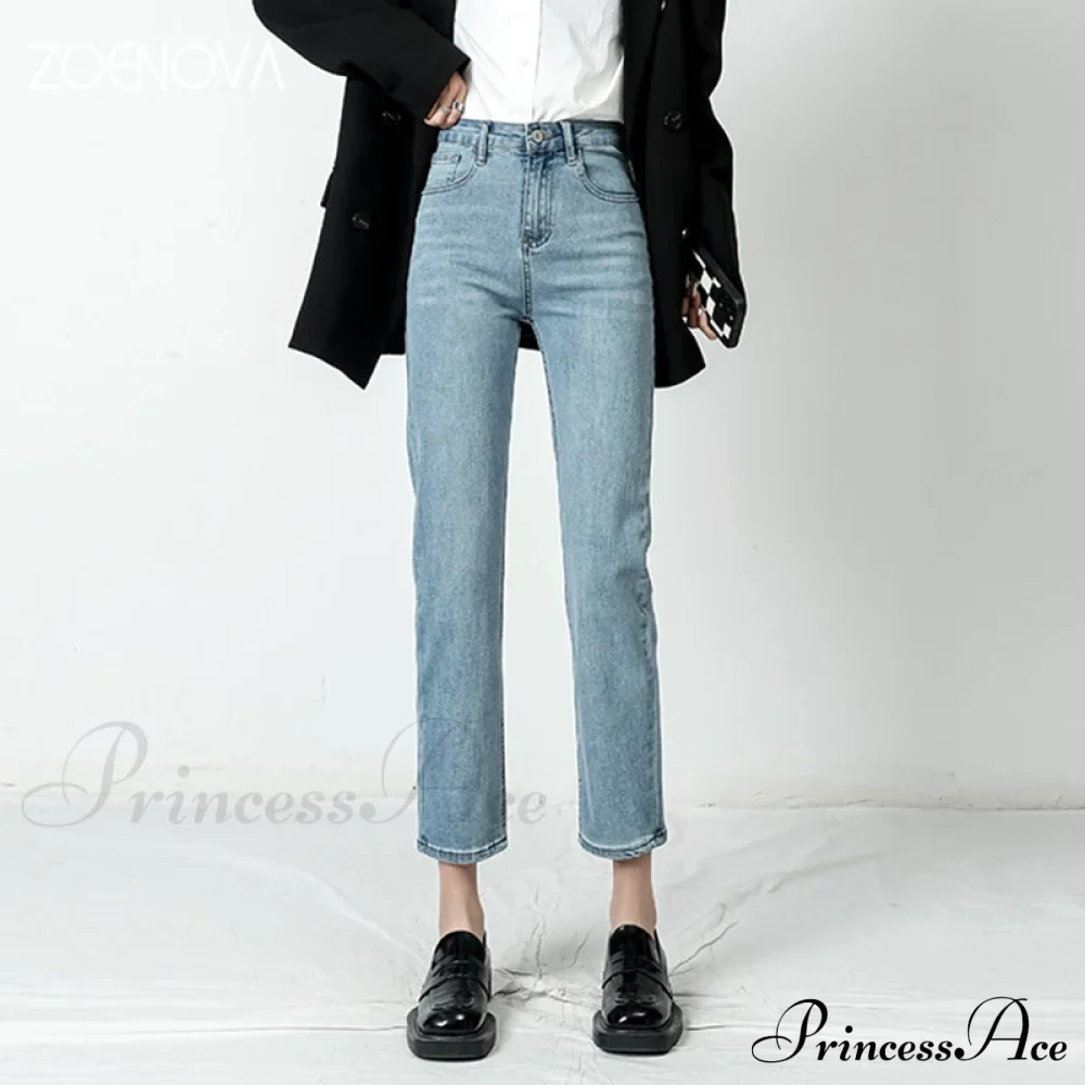 Vintage Mid Waist Elegant Skinny Jeans