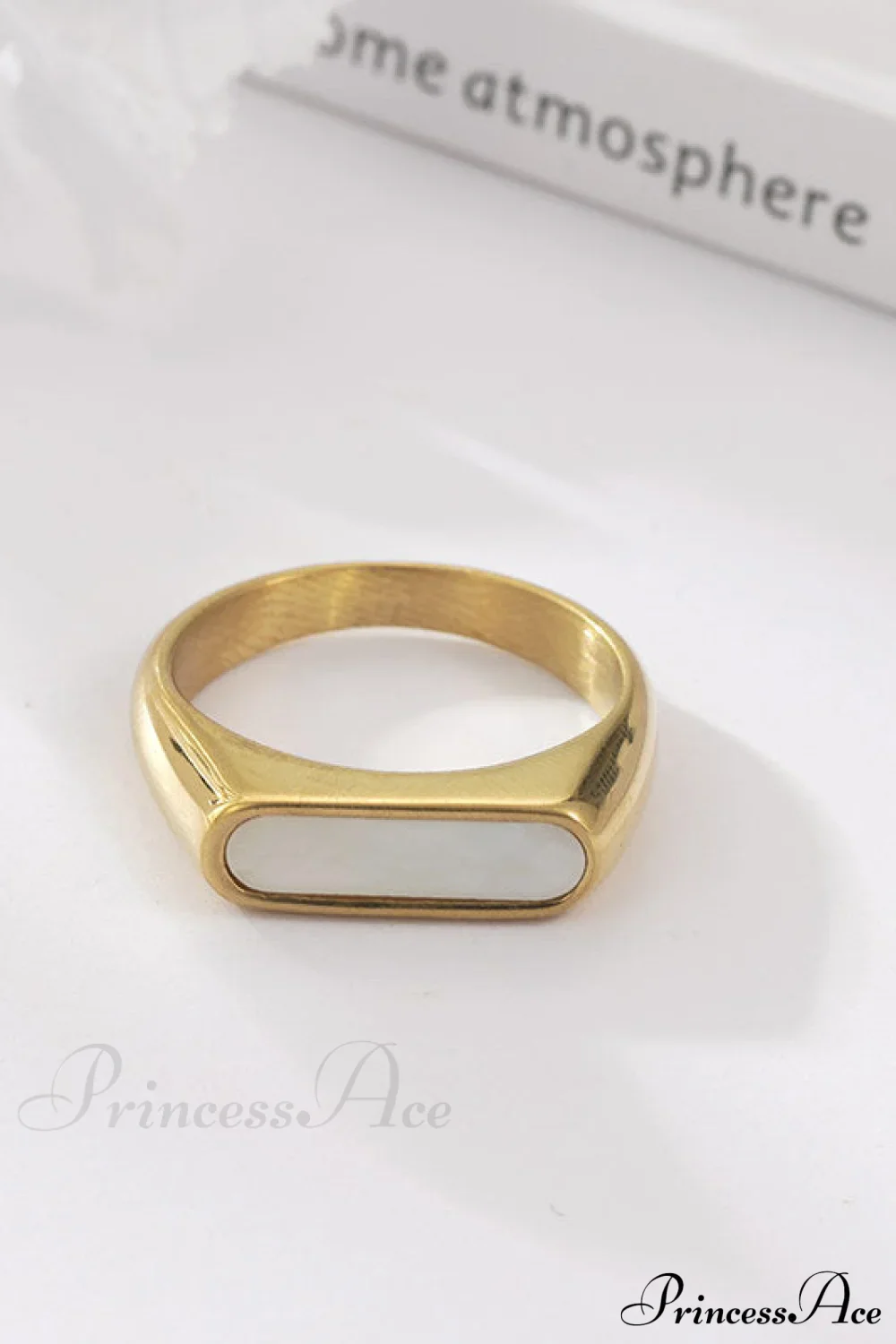 Retro Style Stainless Steel Colorful Opal Rings - Image 2