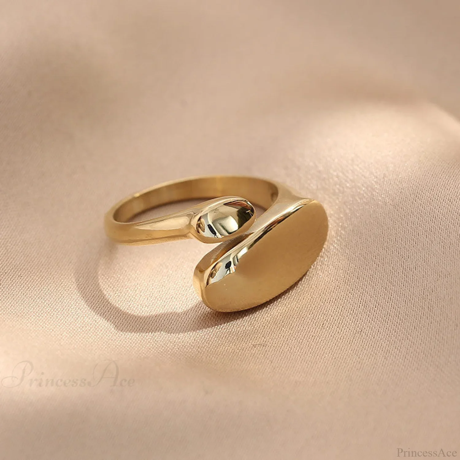 Ins Fashion Minimalist Style Irregular Open Rings - Image 2