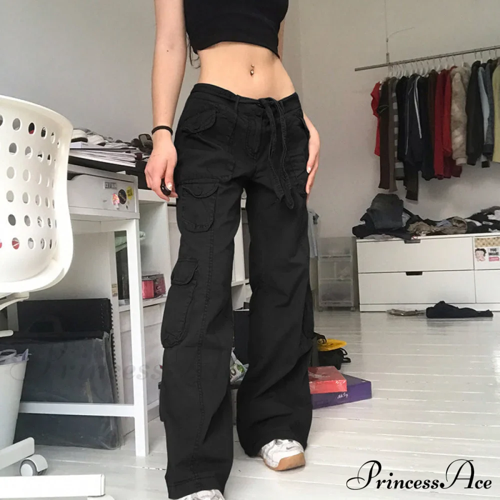 Woman High Waist Baggy Straight Leg Jeans - Image 7