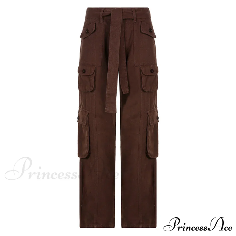 Woman High Waist Baggy Straight Leg Jeans - Image 8