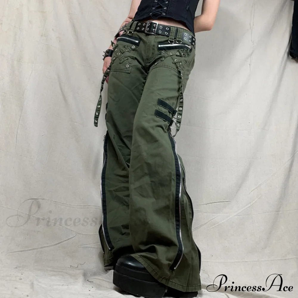 Gothic Punk Baggy Vintage Trousers - Image 7
