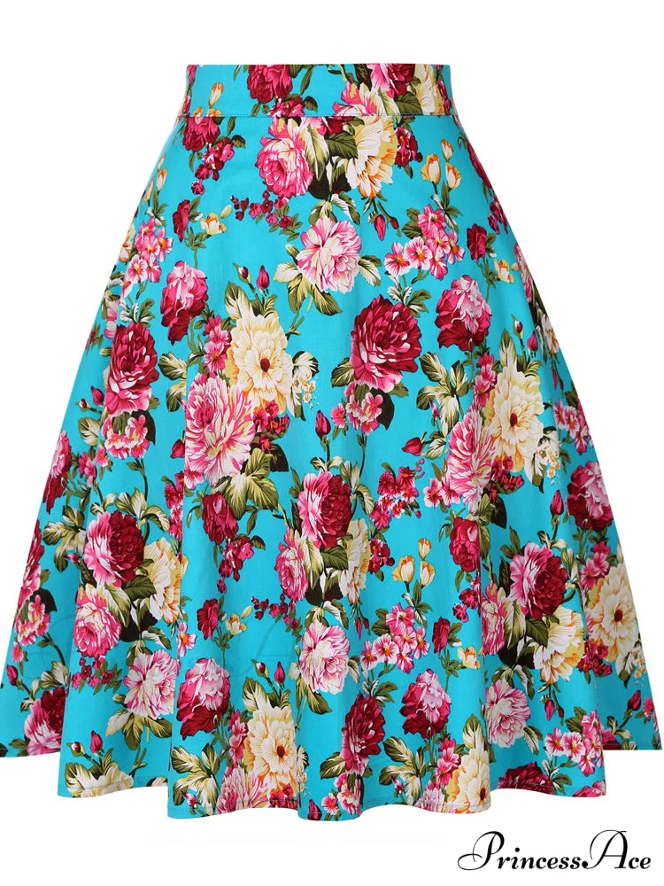 Runway Vintage Rockabilly Midi Skirt - Image 14