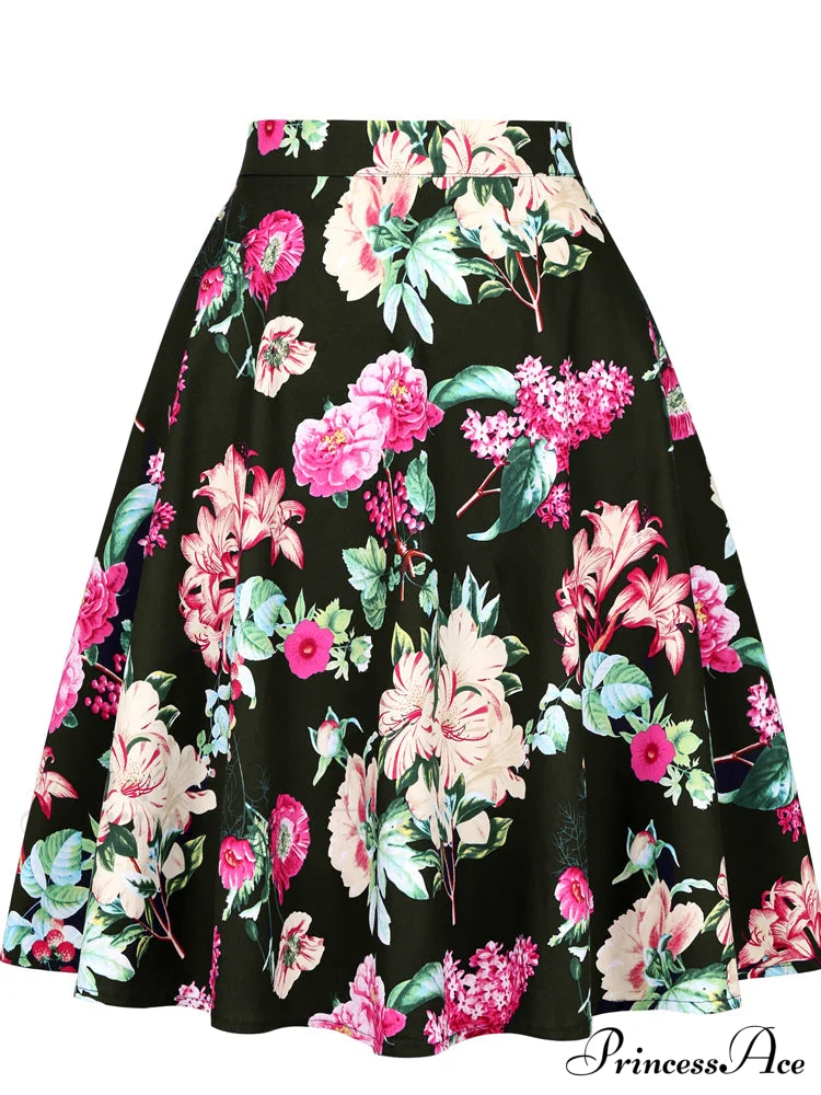 Runway Vintage Rockabilly Midi Skirt - Image 15