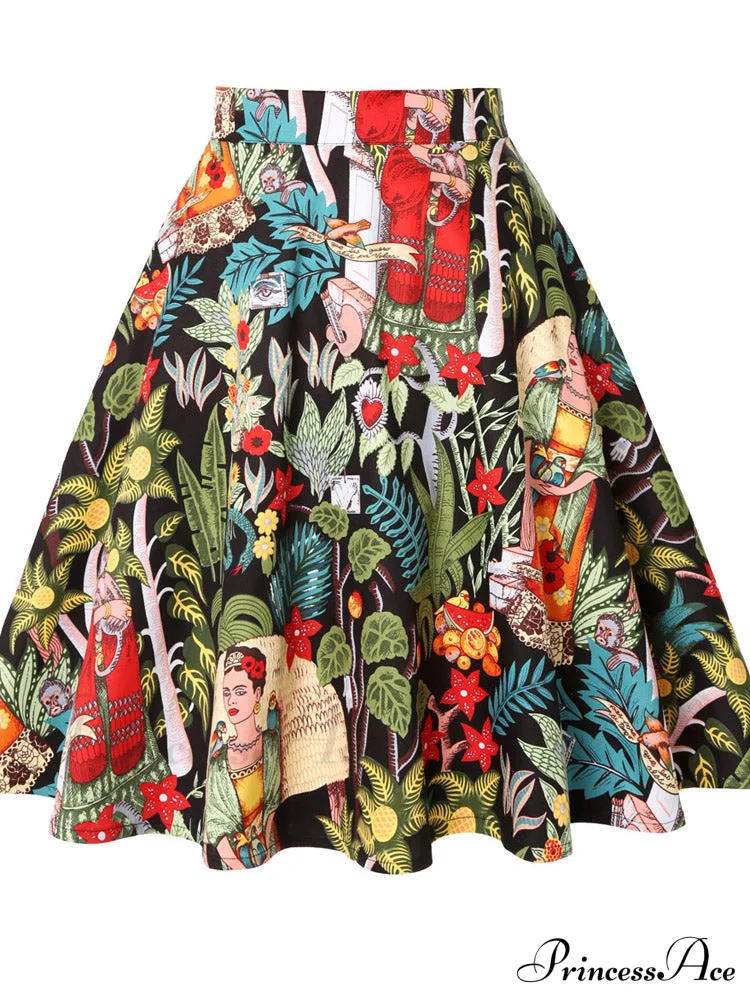 Runway Vintage Rockabilly Midi Skirt - Image 17