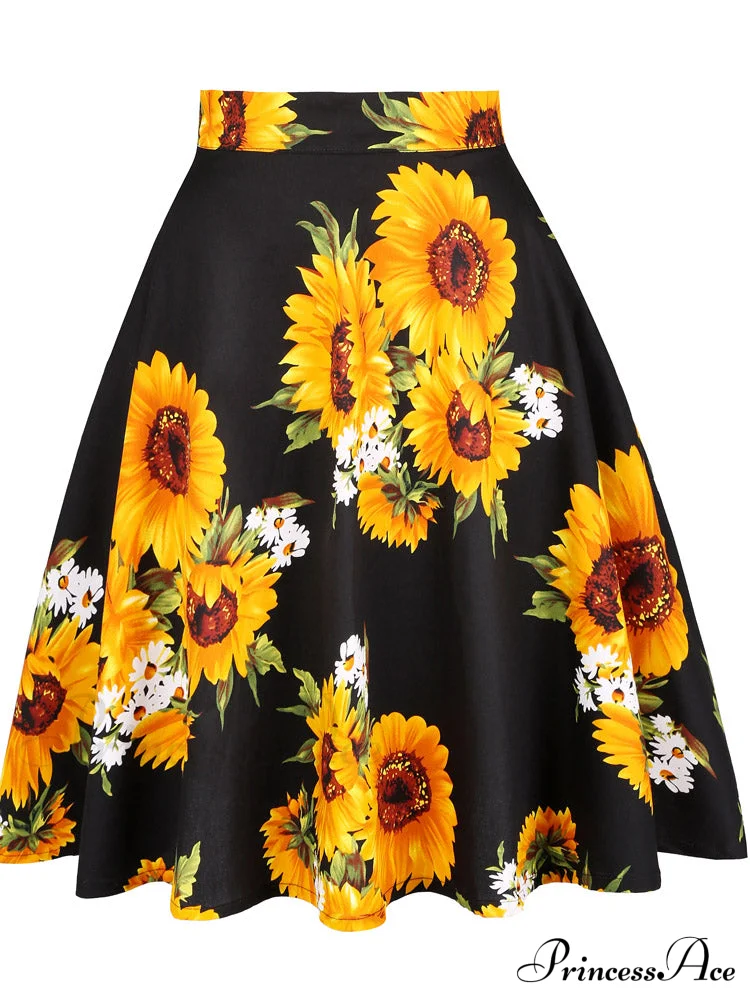 Runway Vintage Rockabilly Midi Skirt - Image 21