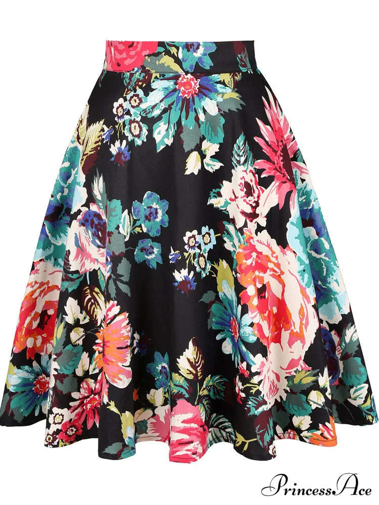 Runway Vintage Rockabilly Midi Skirt - Image 22
