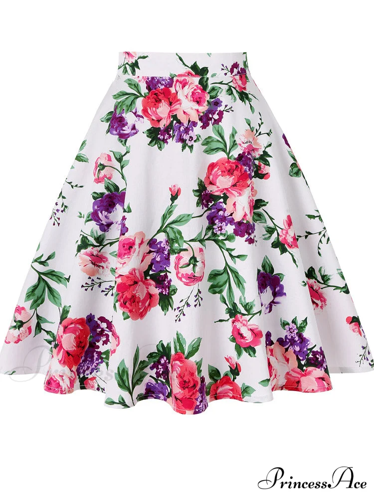 Runway Vintage Rockabilly Midi Skirt - Image 23